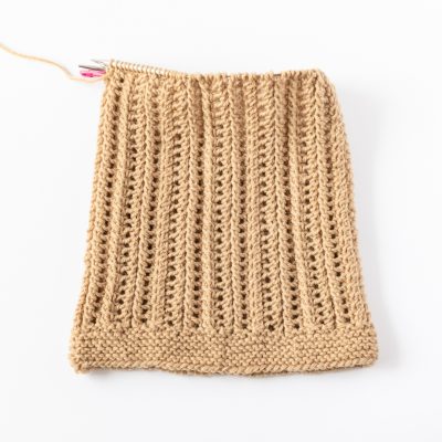 Lace Cowl | Knitting pattern - Mirella Moments