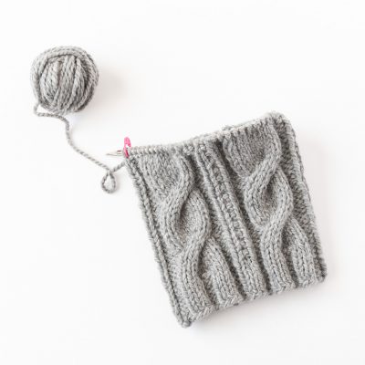 Chunky Cable Cowl knitting pattern - Mirella Moments