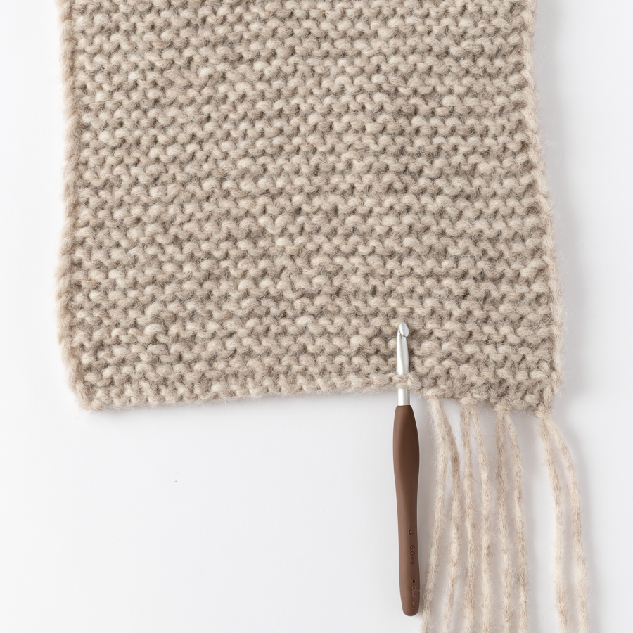 Sandhurst Knitting Pattern Sandstone scarf knitting pattern - Mirella Moments