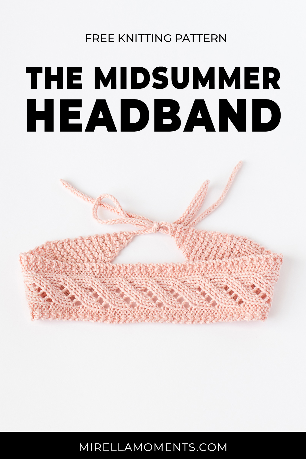 Midsummer Pattern Midsummer headband knitting pattern - Mirella Moments