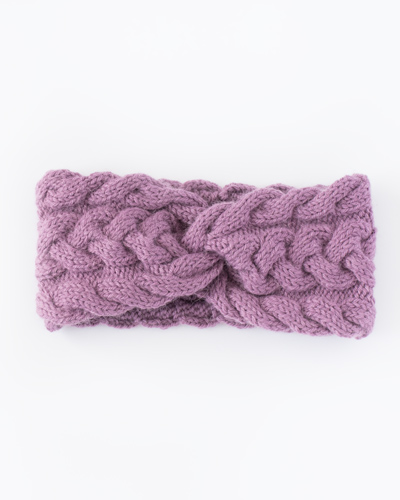 和田颯 how004 D's Knit Viola Headband knitting pattern - Mirella Moments